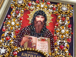 Принт-Ии62 Ткань с нанесенной авторской схемой Святой Кирилл равноапостольный