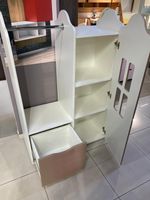 Вешалка Домик белый/капучино