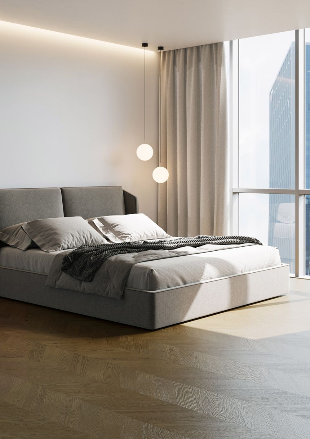 Fargo Quartz Parquet Французская Елка Дуб Кедровый Латте, 1,12 м²