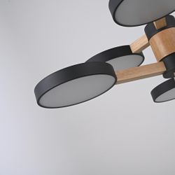 Люстра на штанге TURNA DBL L6 Black