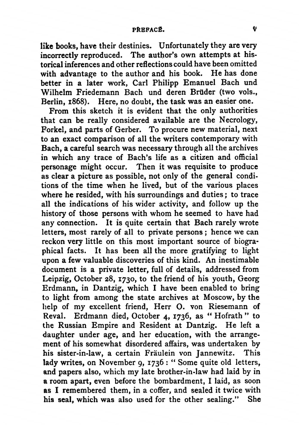 Johann Sebastian Bach his Work and Influence on the Music of Germany 1685 to 1750. Volume 1 | Philipp Spitta