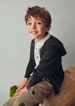 кардиган с капюшоном