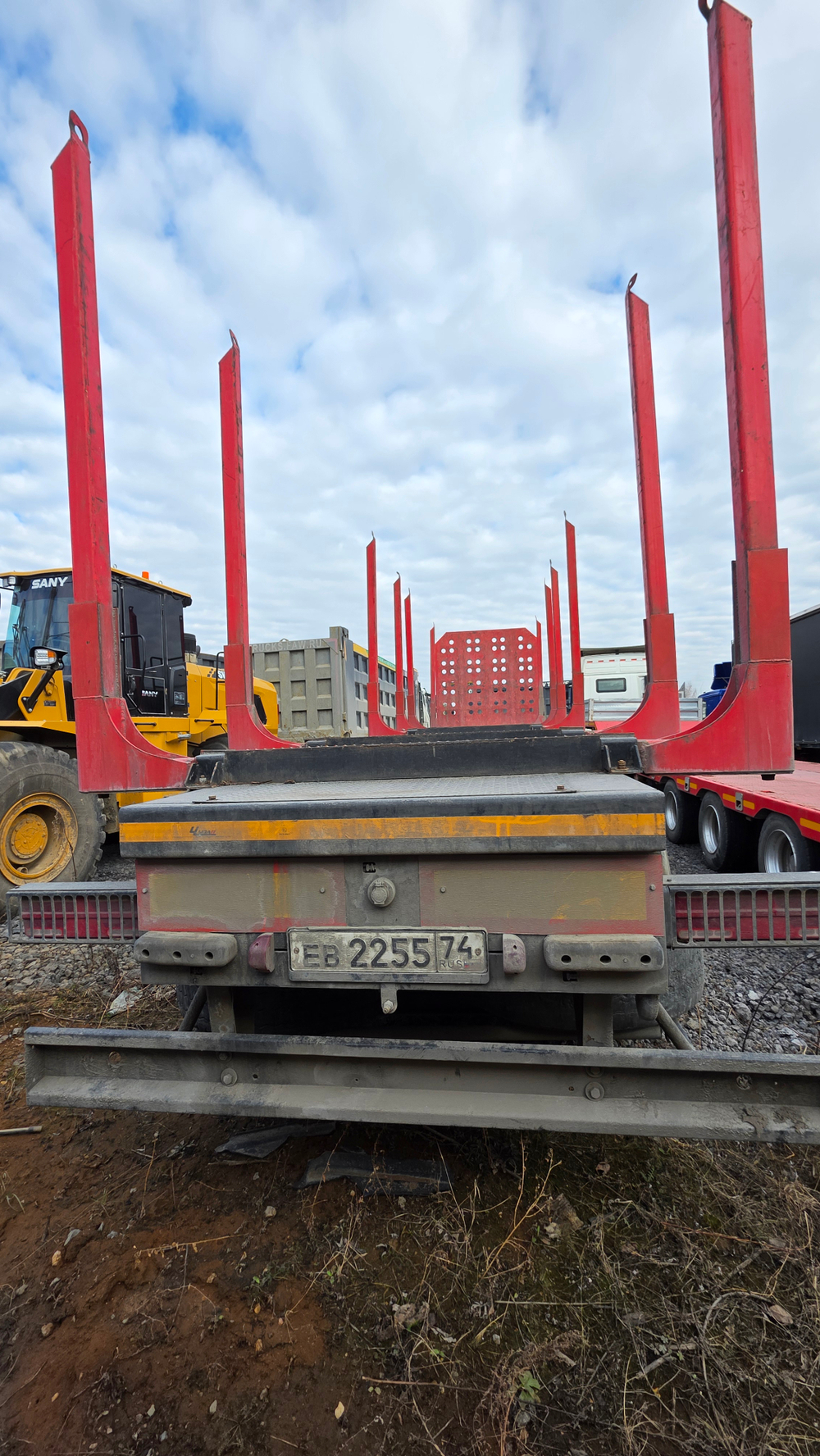 ЧМЗАП 9906* Полуприцеп тяжеловоз 3 оси 99064E-04 (Не раздвижной)