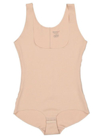 Утягивающее боди со швом на спинке (Размер: XL) (Цвет: бежевый)