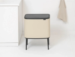 Brabantia Контейнер для мусора Bo Touch 3x11 л бежевый
