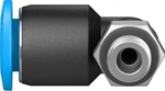 QSML-M5-6-100 Угловой штуцер с цанговым зажимом и резьбой