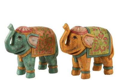 Декор "Слон" в ассортименте 27х14х29см