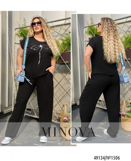 Костюм 1506-черный Minova Фото 1