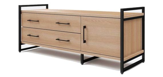 Тумба ТВ 2Я1Д дуб каньон