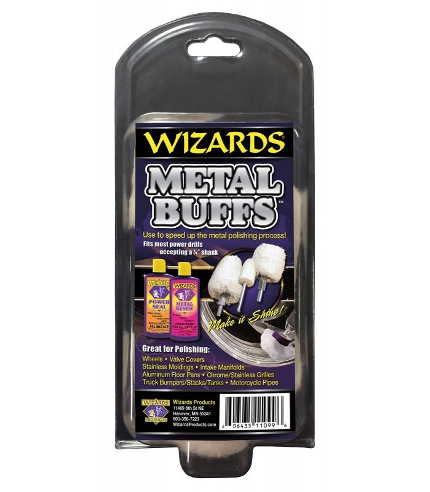 WIZARDS® METAL BUFFS KIT Набор насадок для полировки металлов.