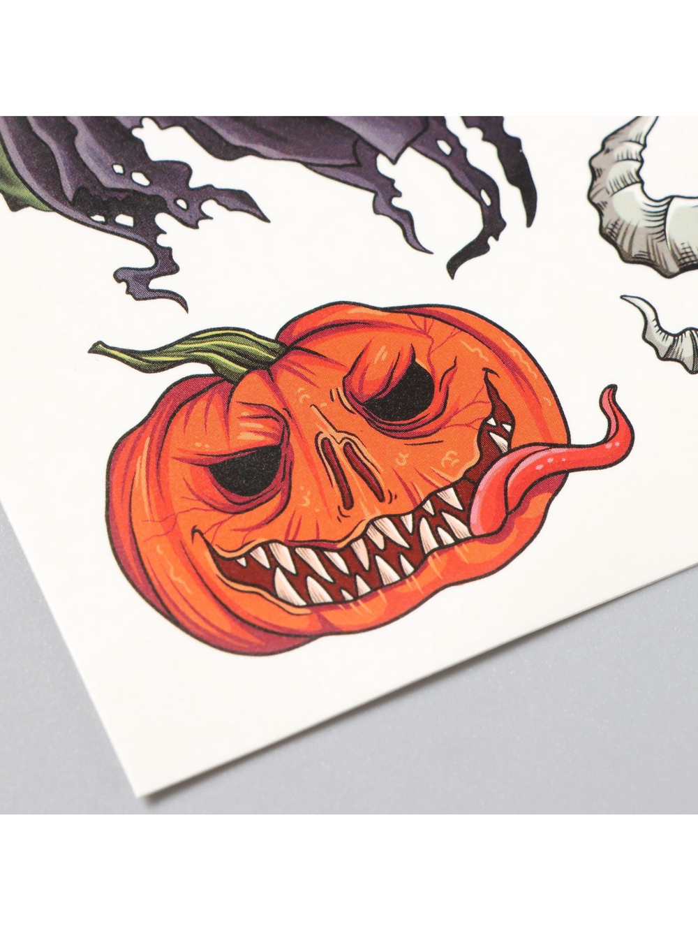 Переводные тату на тело цветные «Страшилки», 10×10 см