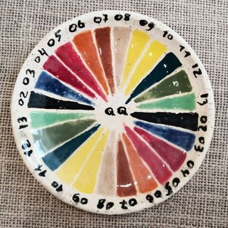 Глазурь керамическая QQ004 Темно-красная