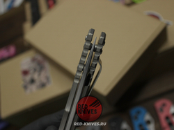 Нож Spartan Blades Harsey Titanium - рукоять серый титан + сухарь