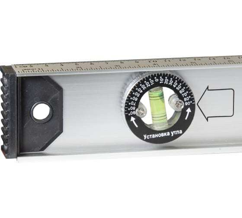 УРОВЕНЬ АЛЮМИНИЕВЫЙ РЕЛЬС 1000 ММ 3 ГЛАЗКА ВИХРЬ 73/11/4/16