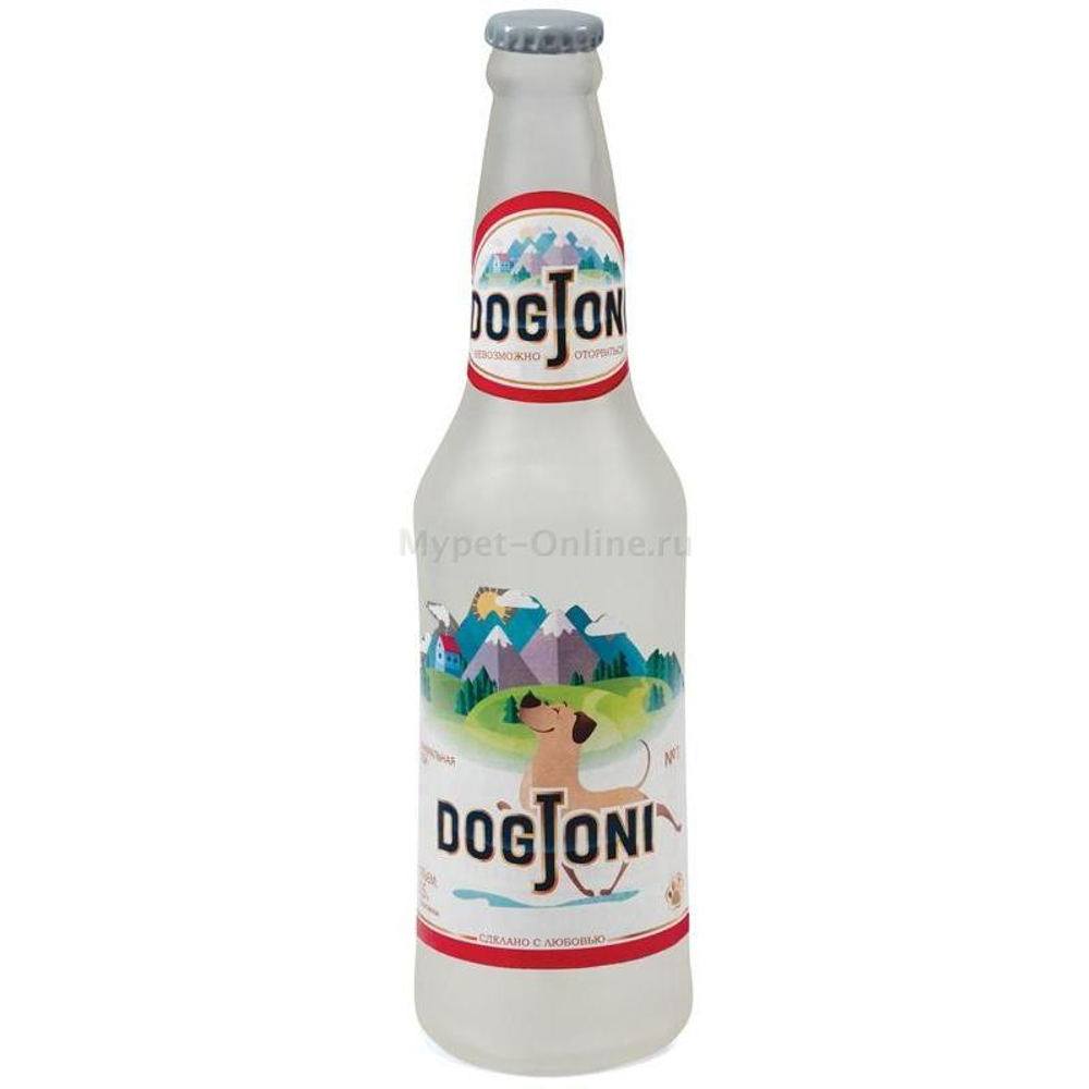 Игрушка для собак "Бутылка - DogJoni", 240мм, Triol