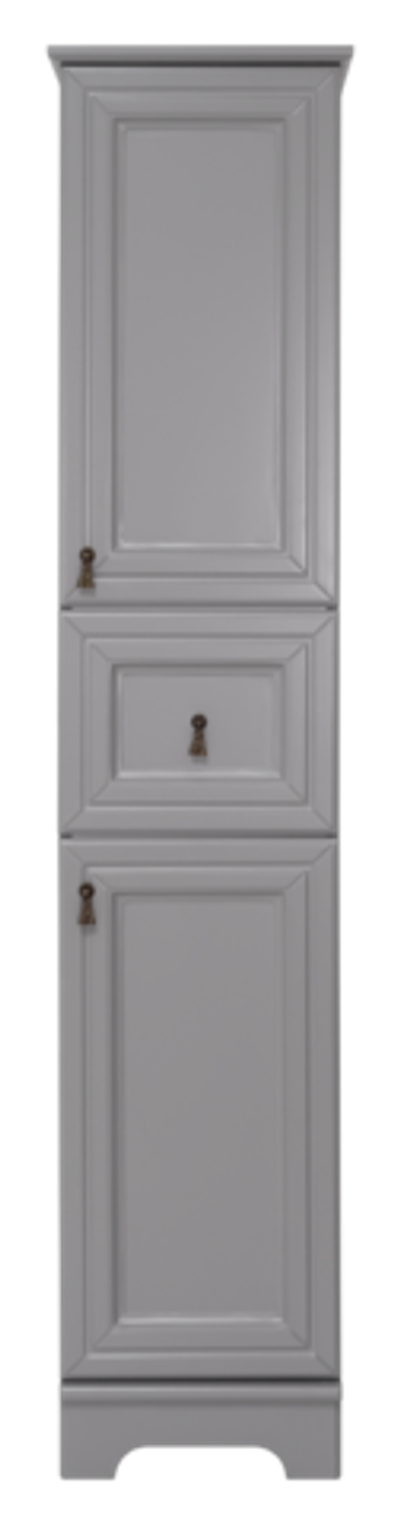 Шкаф - пенал Misty Лувр 35 правый (серый)