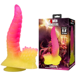 Фантазийный фаллоимитатор 22,5см Огненный Зверь на присоске Pretty Love Power Monsters Flame Beast Fantasy Tentacle Dildo BW-008146