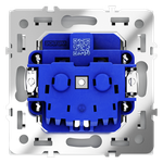Розетка встраиваемая VOLTUM S70 с заземлением и защитными шторками, 16А, (белый матовый)