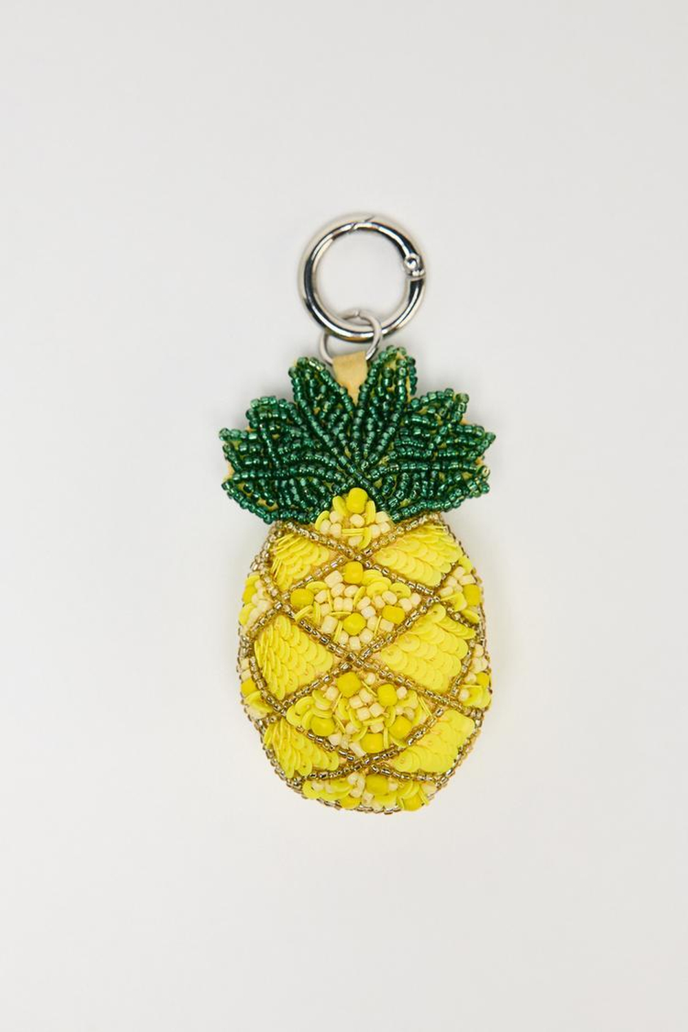 ZARA ПОДВЕСКА «ФРУКТЫ» С БИСЕРОМ, ЖЕЛТОВАТЫЙ