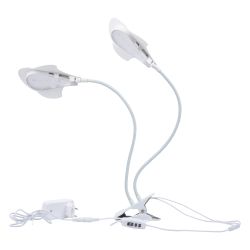 ULT-P35M-15W-SPLE-TM IP40 WHITE LEAF Светильник для растений светодиодный с таймером. на прищепке. Спектр для фотосинтеза. TM Uniel