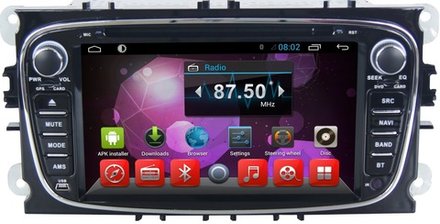 Универсальная магнитола для Ford - Carmedia KR-7005B-S10 Android 10, ТОП Процессор, 4ГБ-64ГБ, 4G SIM-слот