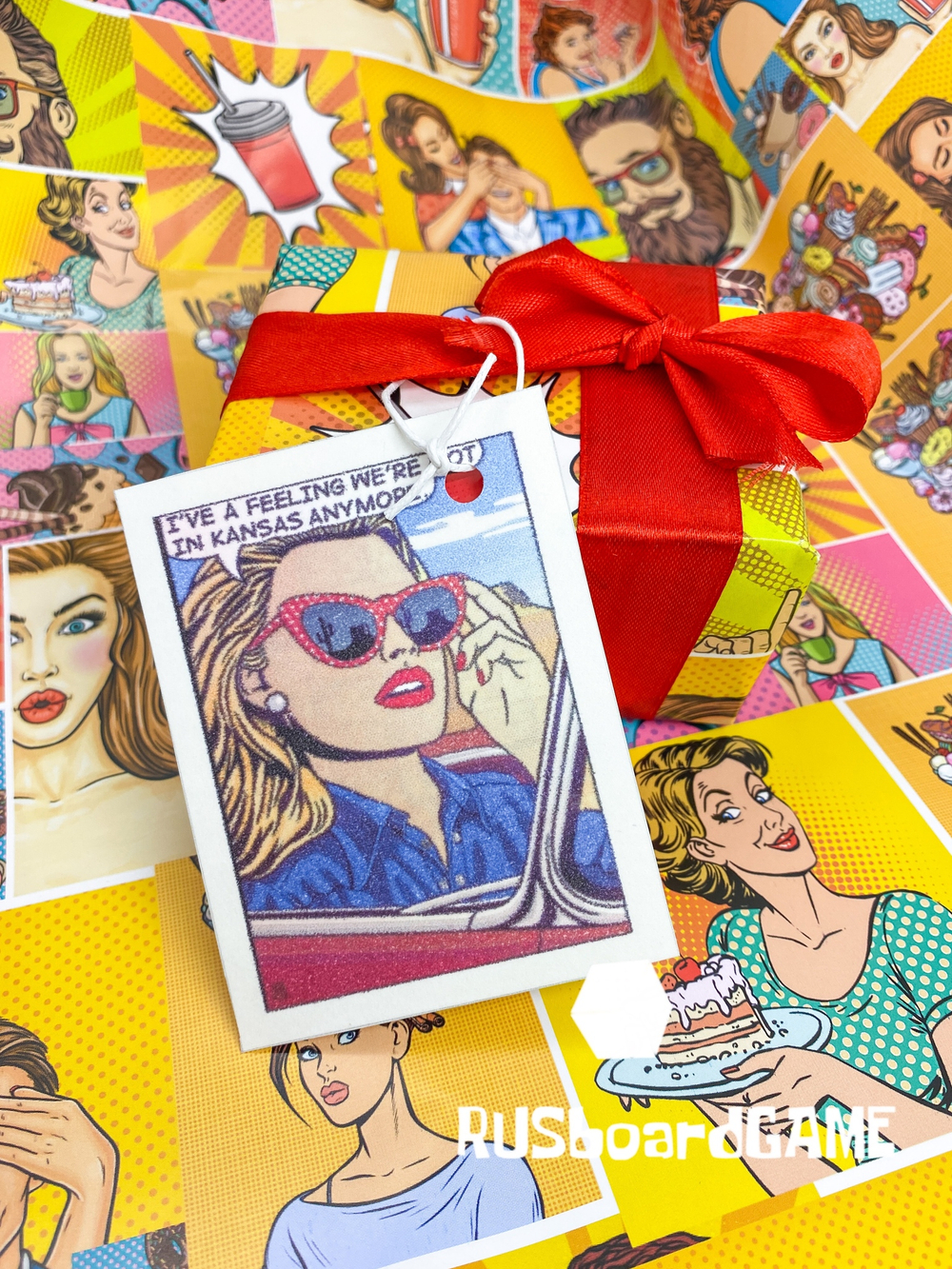 Подарочная упаковка "Pop-art"