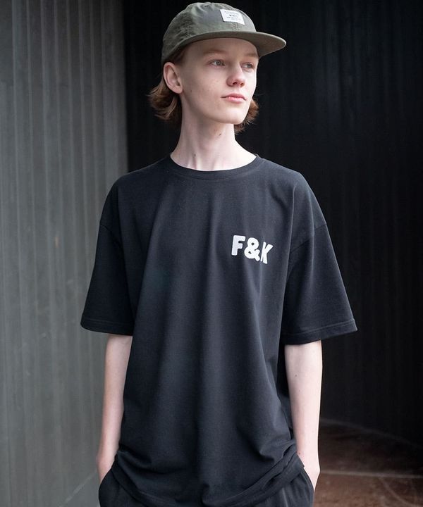 Футболка оверсайз F&K черная - фото 5