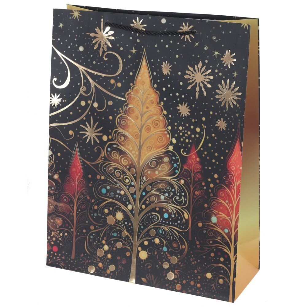 GAEM Пакет подарочный (бумага 210г/м2, блок микс 12шт), L31 W12 H40 см, 4в.