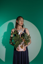 Новогодняя композиция со свечей "Лесная сказка"