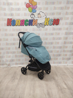 Коляска прогулочная Indigo Mega Голубой
