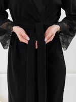 Халат Зора-4 Виотекс ЧЁРНЫЙ