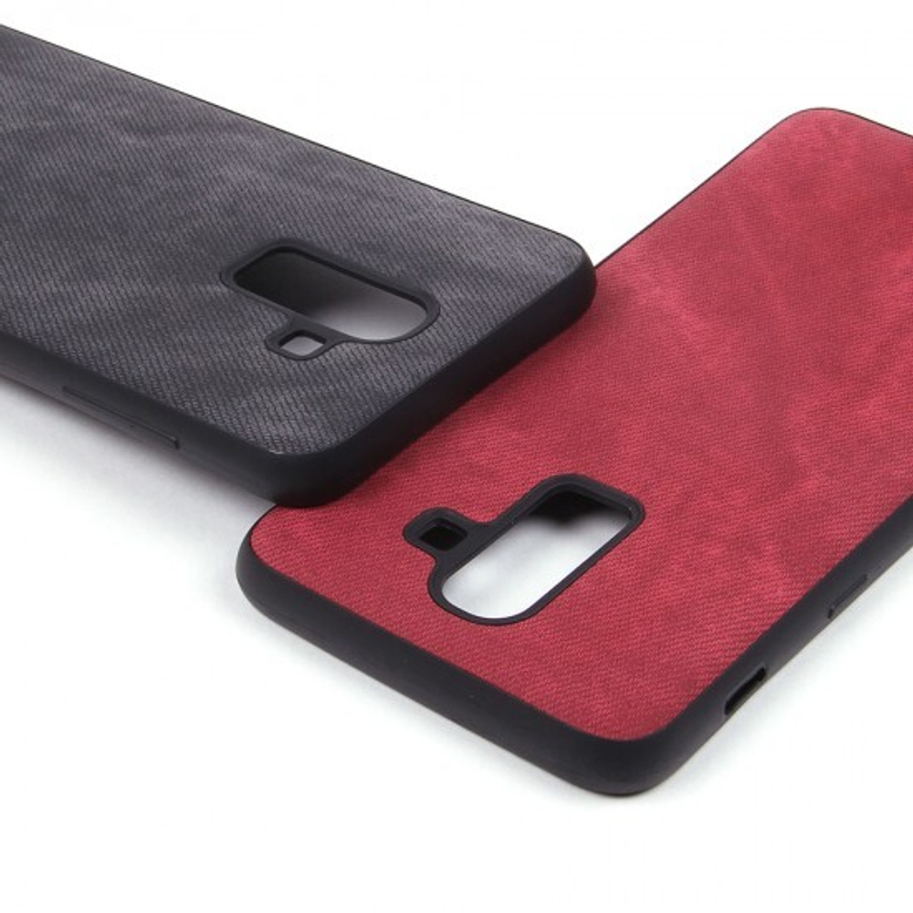 Чехол текстильный для Samsung Galaxy J8 (2018), 010817 Голубой