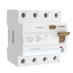 Устройство защитного отключения 3P+N 63A 30mА АС 6kА W914P636