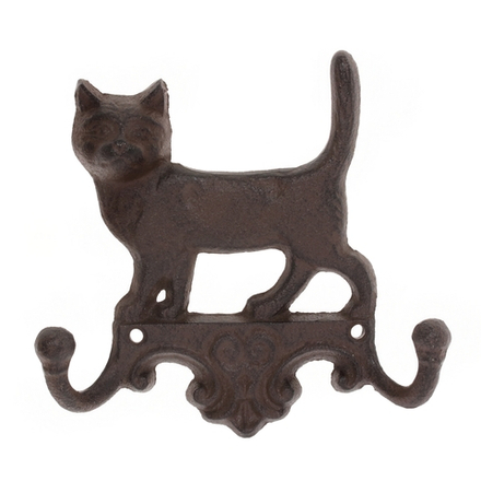 GAEM Вешалка на два крючка "Кошка", L16 W4 H16 см