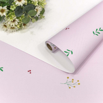 Пленка В рулоне 10 м х 58 см "Веточки" (Сиреневый)