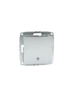 Переключатель 1-кл серебро 500-002125-109