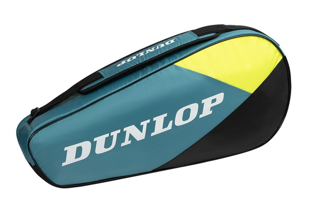Сумка теннисная Dunlop D Tac SX-Club 3R - teal/black/yellow