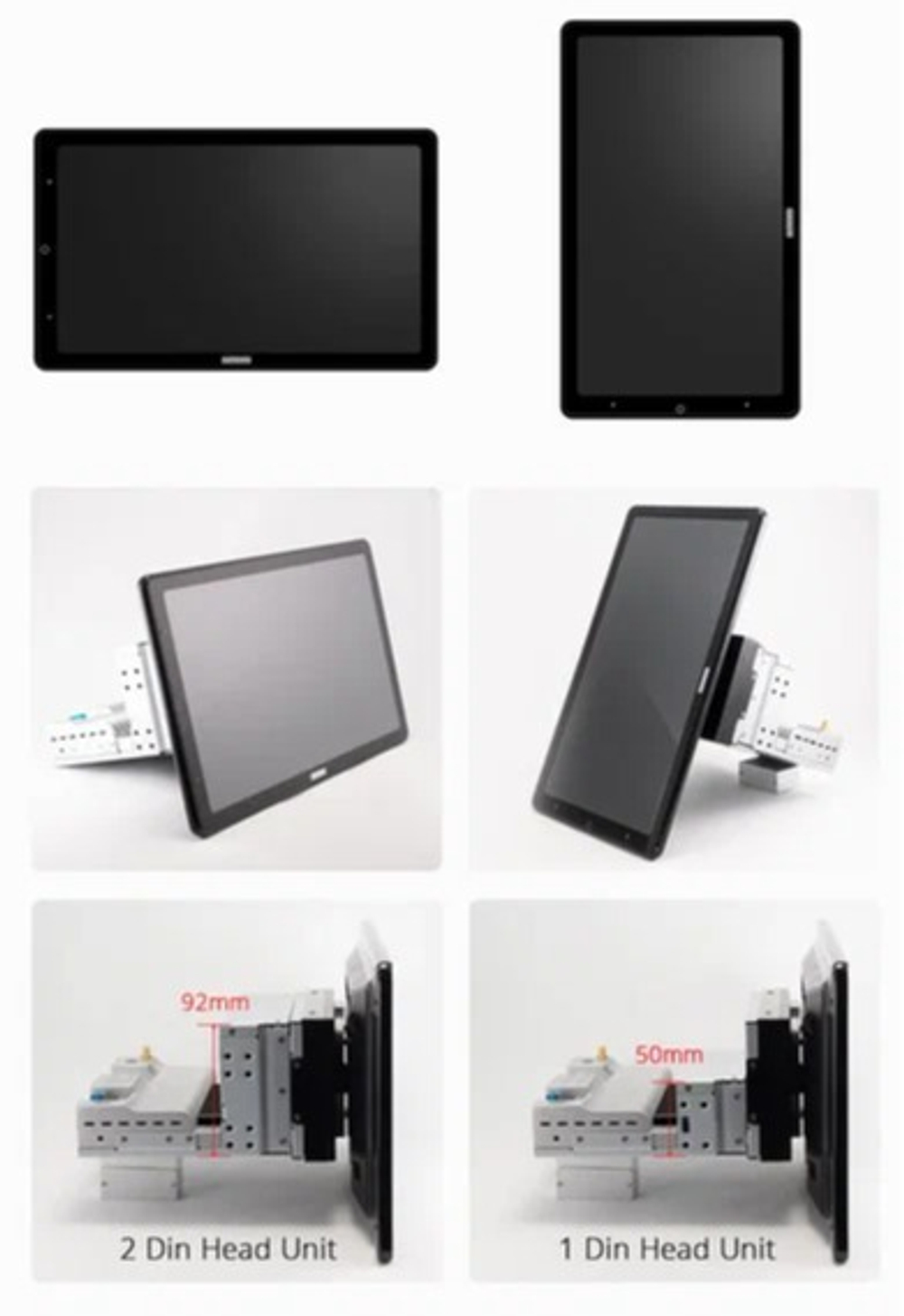 2DIN магнитола с автоматиpованном поворотным экраном 10.1" - Carmedia OL-1036-D на Android 10, 4+64Гб, CarPlay, 4G SIM-слот