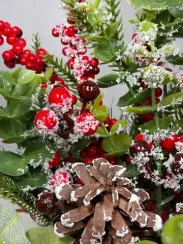 Новогодняя настольная композиция в кашпо 40 см., Christmas DeLuxe (89300)