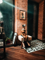 Декоративная штукатурка, Имитация кирпичной стены Loft 2, Готовый комплект материалов на 5 квадратных метров, Все в одном