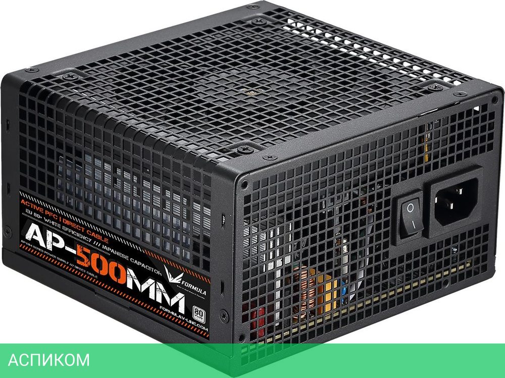 Блок питания Formula V Line ATX 500W 80 Plus White (AP-500ММ)