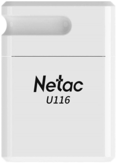 USB карта памяти 32ГБ Netac U116 mini (белый)