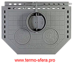 Печь-камин БАВАРИЯ ПРИЗМАТИК с плитой