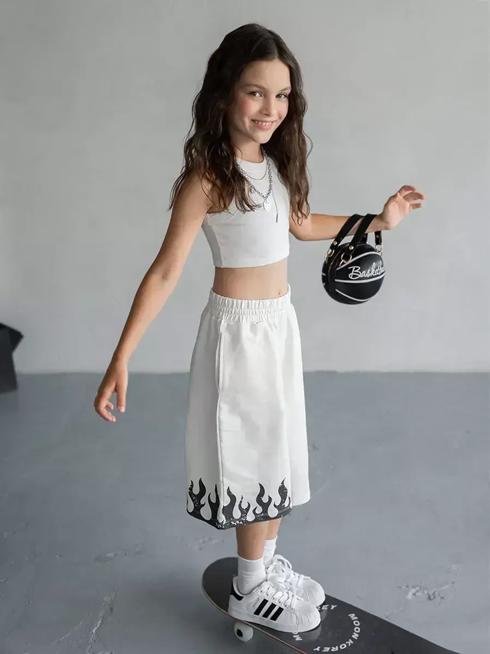 Шорты бермуды для девочки