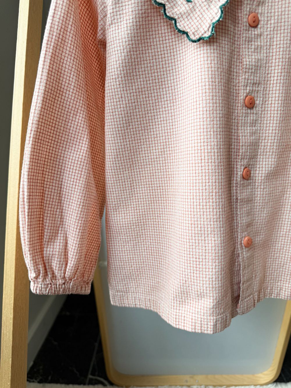 Хлопковая блузка Tinycottons, 110