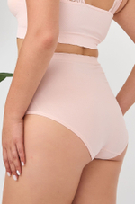 Набор из 5 высоких бесшовных гладких трусиков (Размер: L) (Цвет: разноцветный)