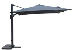 "Римини" зонт уличный 3х3м на боковой алюминиевой опоре, тент бежевый