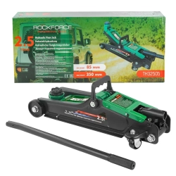 Домкрат подкатной гидравлический 2.5т (h min 85мм, h max 350мм) RockForce##Rock FORCE RF-TH32505