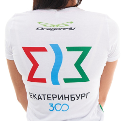 ФУТБОЛКА DRAGONFLY YEKATERINBURG 300 YEARS WOMAN ("ЯЩЕРИЦА")