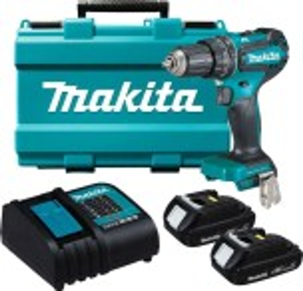 Аккумуляторная дрель шуруповерт MAKITA DHP 485 SYE ударная, бесщеточная DHP485SYE